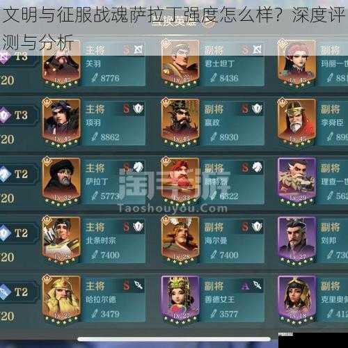 文明与征服战魂萨拉丁强度怎么样？深度评测与分析