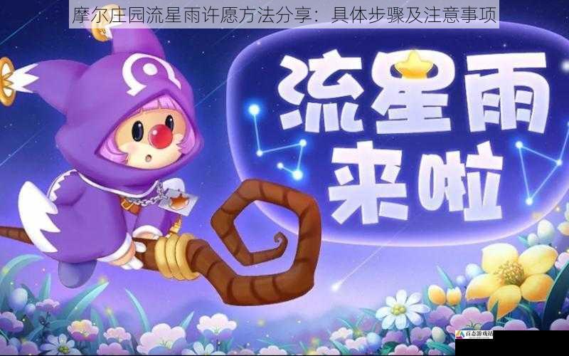 摩尔庄园流星雨许愿方法分享：具体步骤及注意事项