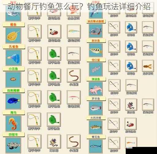动物餐厅钓鱼怎么玩?钓鱼玩法详细介绍