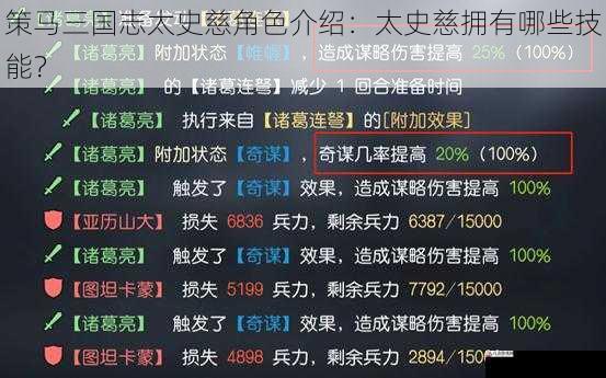 谋略技能——“奇谋”