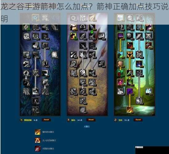 生存技能加点