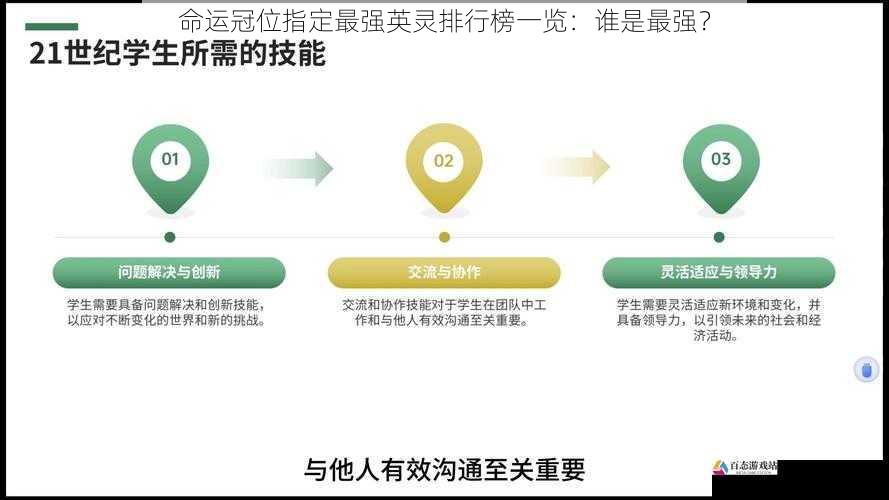  命运冠位指定最强英灵排行榜一览：谁是最强？