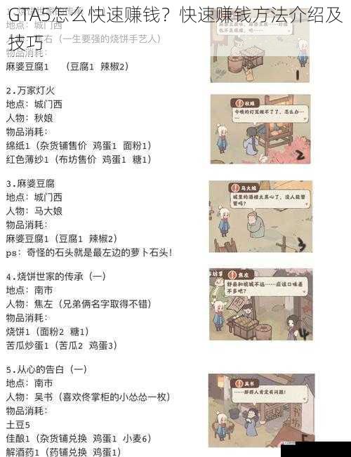 GTA5怎么快速赚钱？快速赚钱方法介绍及技巧