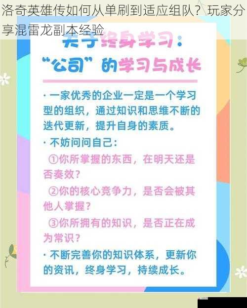 洛奇英雄传如何从单刷到适应组队？玩家分享混雷龙副本经验