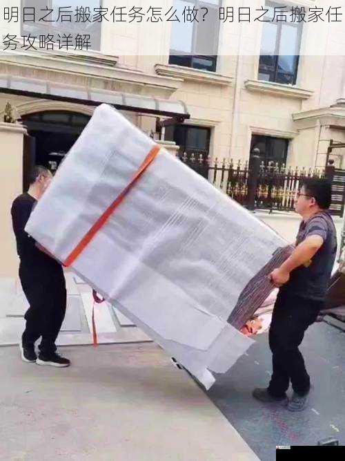 拆卸和搬运家具