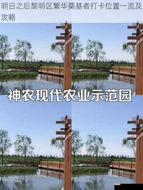 农业区域打卡攻略