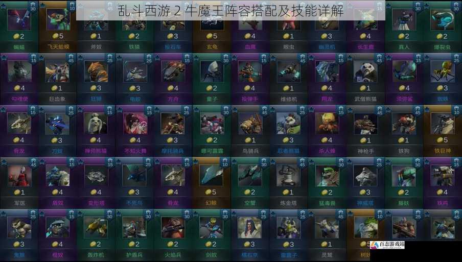 牛魔王的阵容搭配