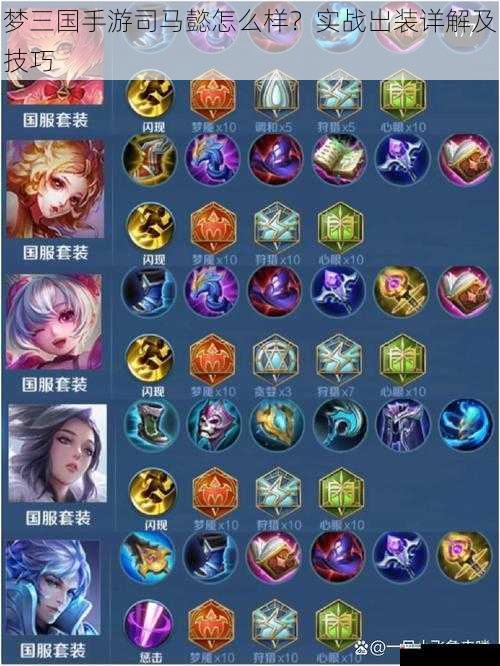 实战出装思路