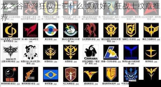  龙之谷手游狂战士带什么纹章好？狂战士纹章推荐