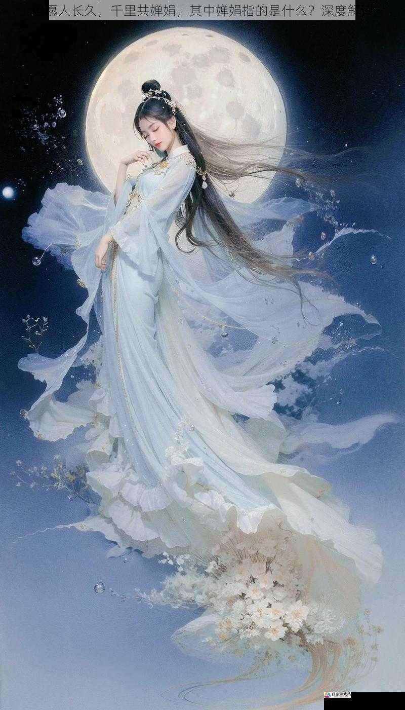 婵娟指月亮