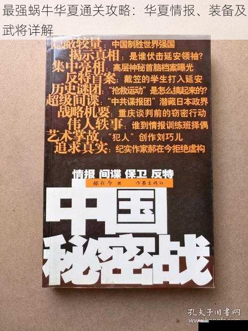  最强蜗牛华夏通关攻略：华夏情报、装备及武将详解