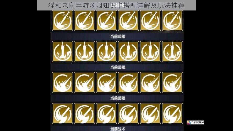  猫和老鼠手游汤姆知识卡搭配详解及玩法推荐