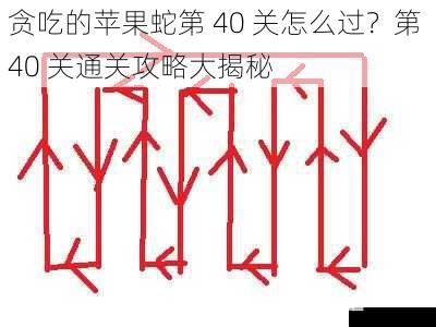 贪吃的苹果蛇第 40 关怎么过？第 40 关通关攻略大揭秘