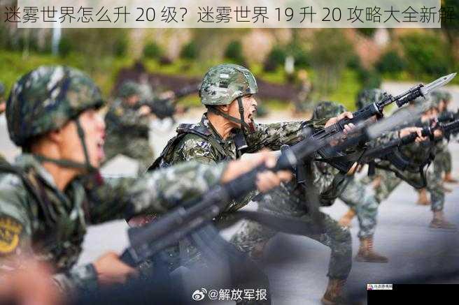 迷雾世界怎么升 20 级？迷雾世界 19 升 20 攻略大全新解