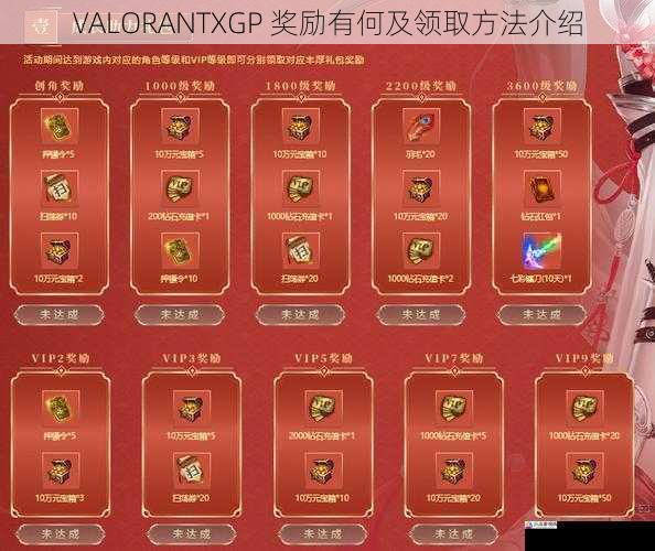  VALORANTXGP 奖励有何及领取方法介绍