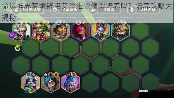 阵容适配:百搭组合提升战力