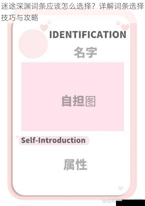 属性搭配