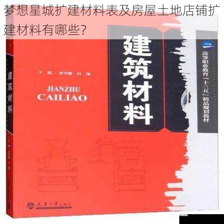 建筑材料篇