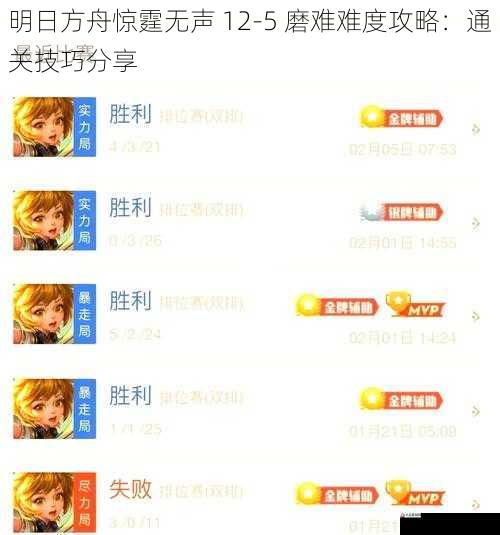 明日方舟惊霆无声 12