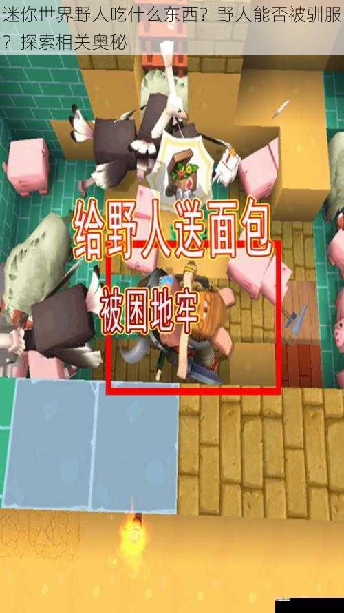  迷你世界野人吃什么东西？野人能否被驯服？探索相关奥秘