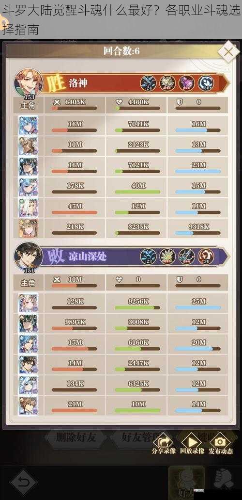 斗罗大陆觉醒斗魂什么最好?各职业斗魂选择指南