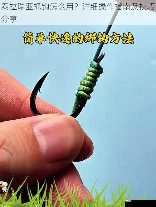 泰拉瑞亚抓钩怎么用?详细操作指南及技巧分享