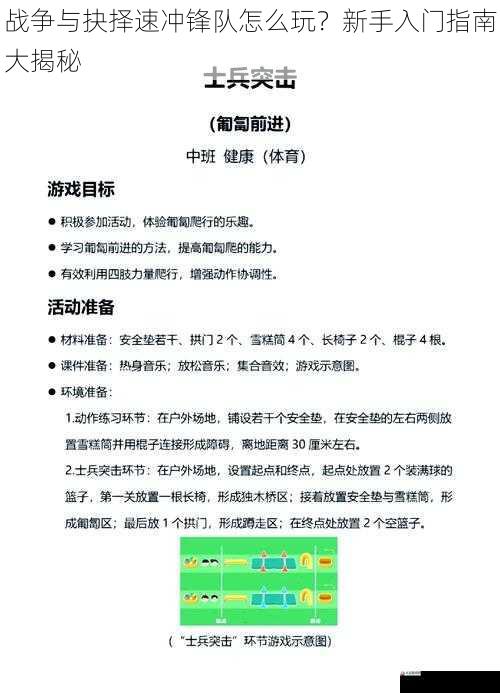 战争与抉择速冲锋队怎么玩？新手入门指南大揭秘