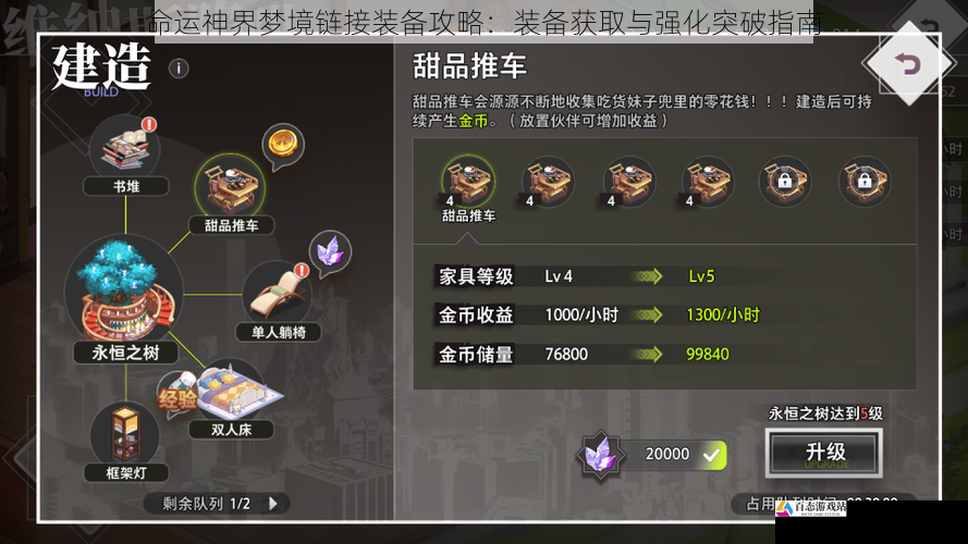  命运神界梦境链接装备攻略：装备获取与强化突破指南
