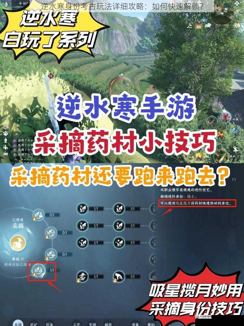逆水寒身份考古玩法详细攻略:如何快速解锁?