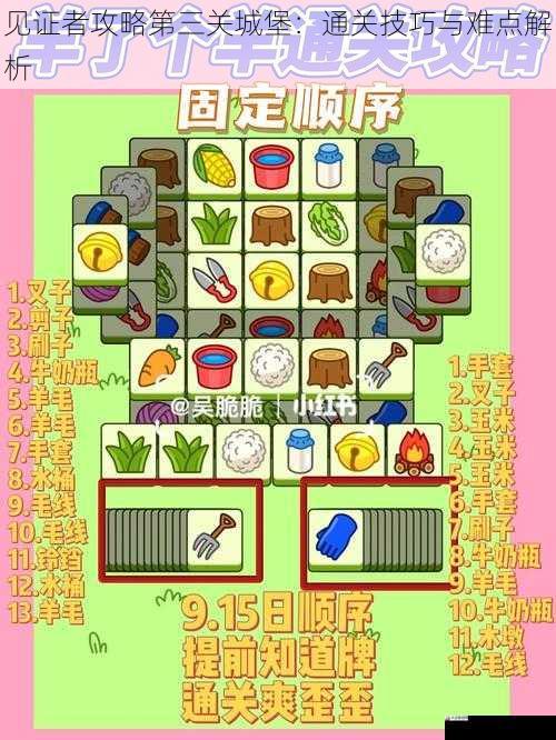  见证者攻略第三关城堡：通关技巧与难点解析