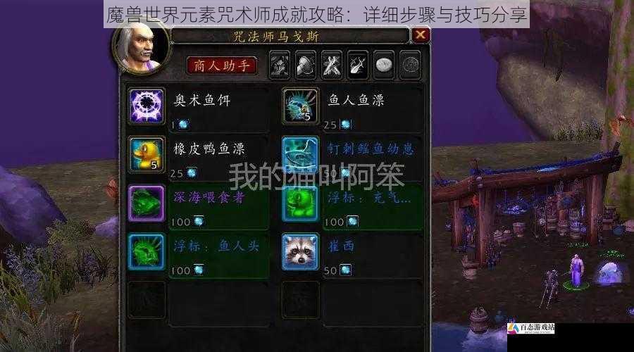 魔兽世界元素咒术师成就攻略:详细步骤与技巧分享