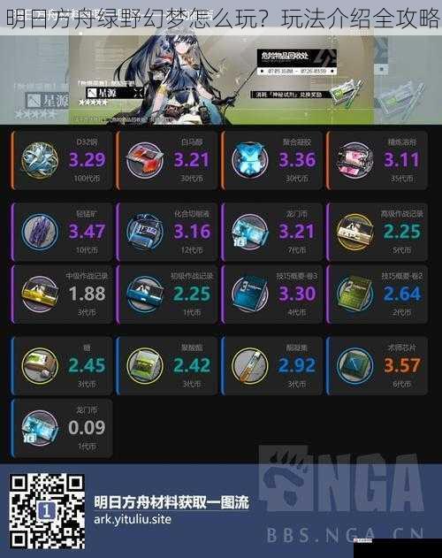 明日方舟绿野幻梦怎么玩?玩法介绍全攻略