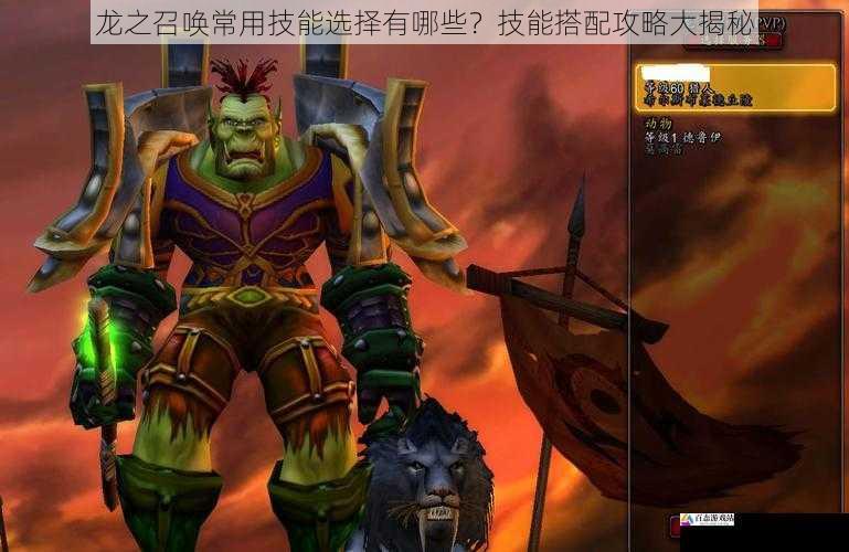 龙之召唤常用技能选择有哪些?技能搭配攻略大揭秘