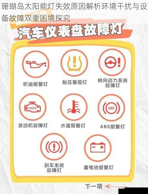  珊瑚岛太阳能灯失效原因解析环境干扰与设备故障双重困境探究