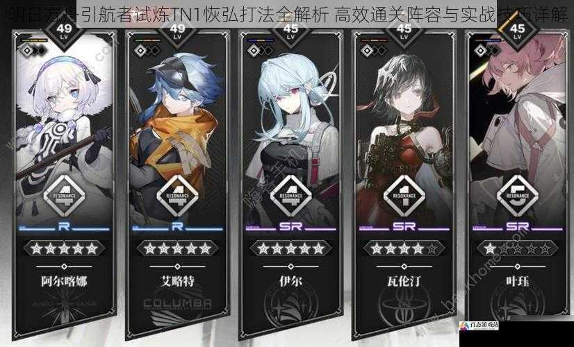  明日方舟引航者试炼TN1恢弘打法全解析 高效通关阵容与实战技巧详解