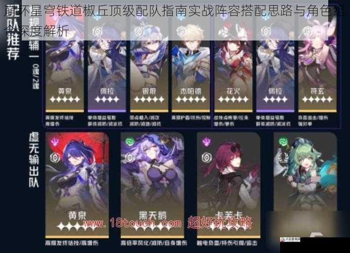  崩坏星穹铁道椒丘顶级配队指南实战阵容搭配思路与角色组合深度解析