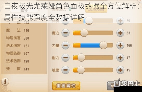  白夜极光尤莱娅角色面板数据全方位解析：属性技能强度全数据详解