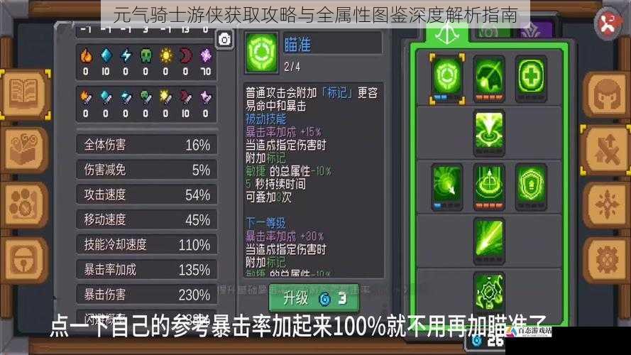  元气骑士游侠获取攻略与全属性图鉴深度解析指南