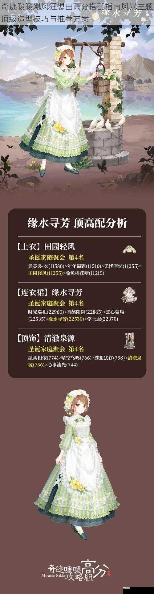  奇迹暖暖飓风狂想曲高分搭配指南风暴主题顶级造型技巧与推荐方案