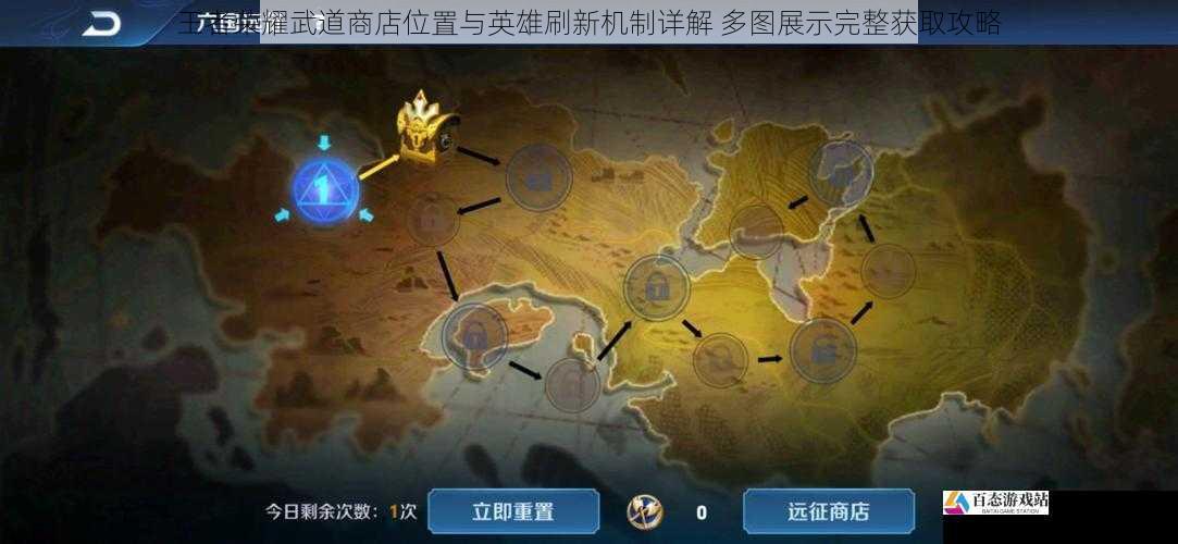  王者荣耀武道商店位置与英雄刷新机制详解 多图展示完整获取攻略