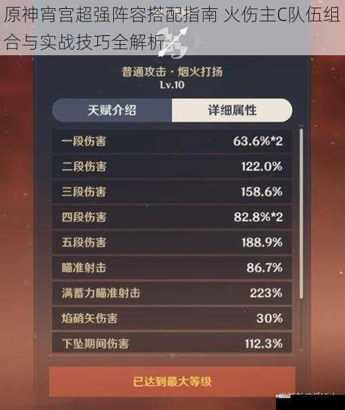 原神宵宫超强阵容搭配指南 火伤主C队伍组合与实战技巧全解析