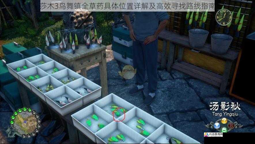 莎木3鸟舞镇全草药具体位置详解及高效寻找路线指南