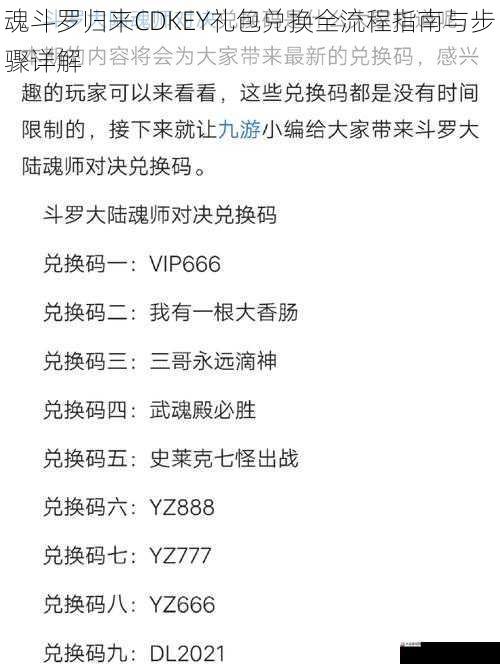 魂斗罗归来CDKEY礼包兑换全流程指南与步骤详解