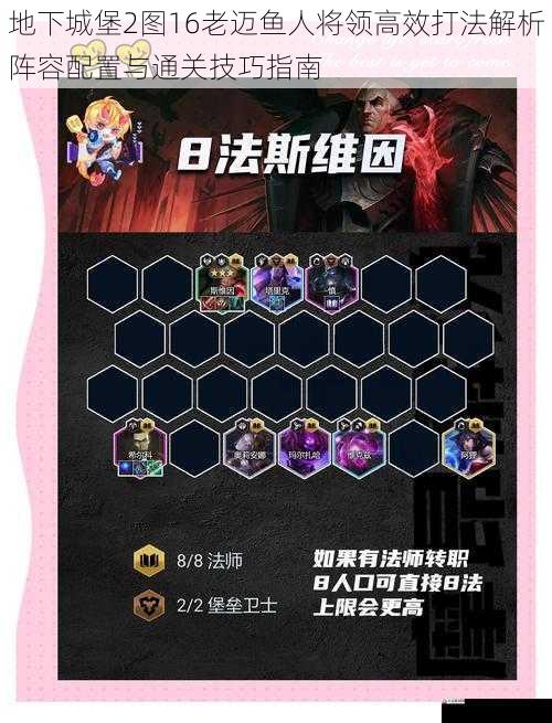 地下城堡2图16老迈鱼人将领高效打法解析阵容配置与通关技巧指南