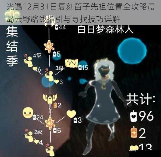 光遇12月31日复刻笛子先祖位置全攻略晨岛云野路线指引与寻找技巧详解