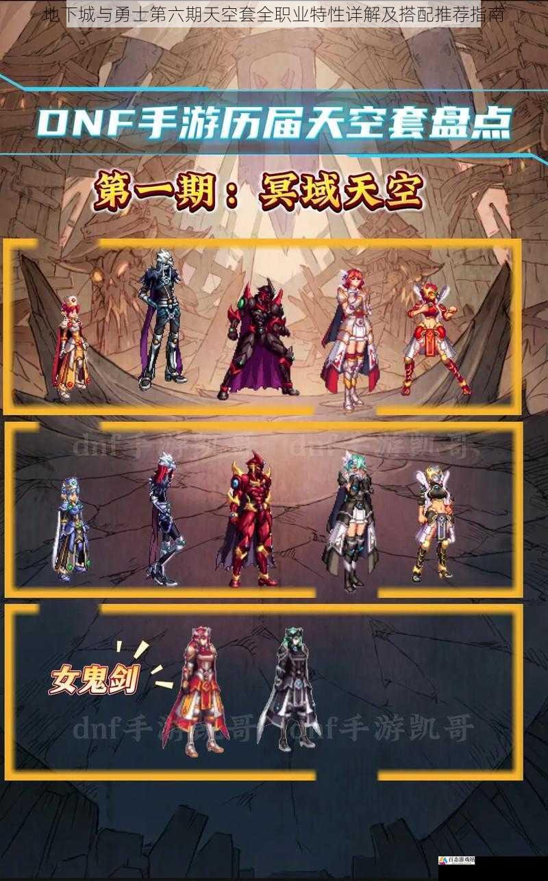 地下城与勇士第六期天空套全职业特性详解及搭配推荐指南