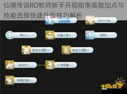  仙境传说RO牧师新手开局指南高效加点与技能选择快速升级技巧解析