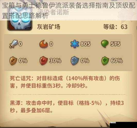 宝箱与勇士德鲁伊流派装备选择指南及顶级配置搭配思路解析