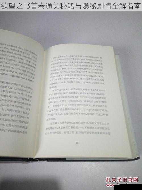 欲望之书首卷通关秘籍与隐秘剧情全解指南