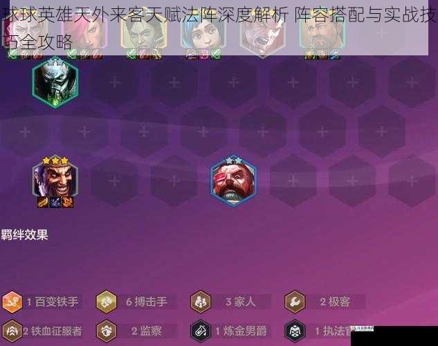 球球英雄天外来客天赋法阵深度解析 阵容搭配与实战技巧全攻略